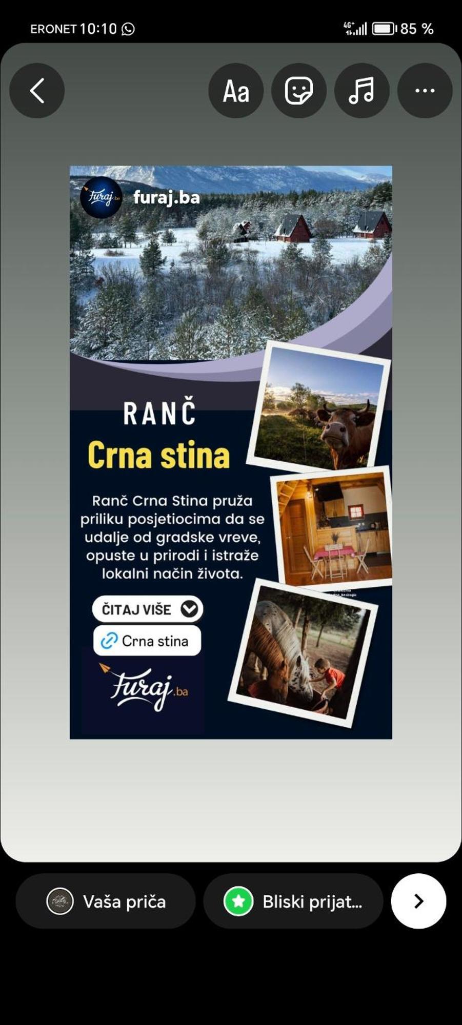 Вилла Ranc Crna Stina Ливно Экстерьер фото